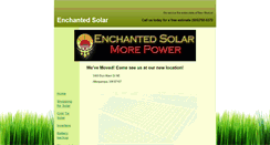 Desktop Screenshot of enchantedsolar.com